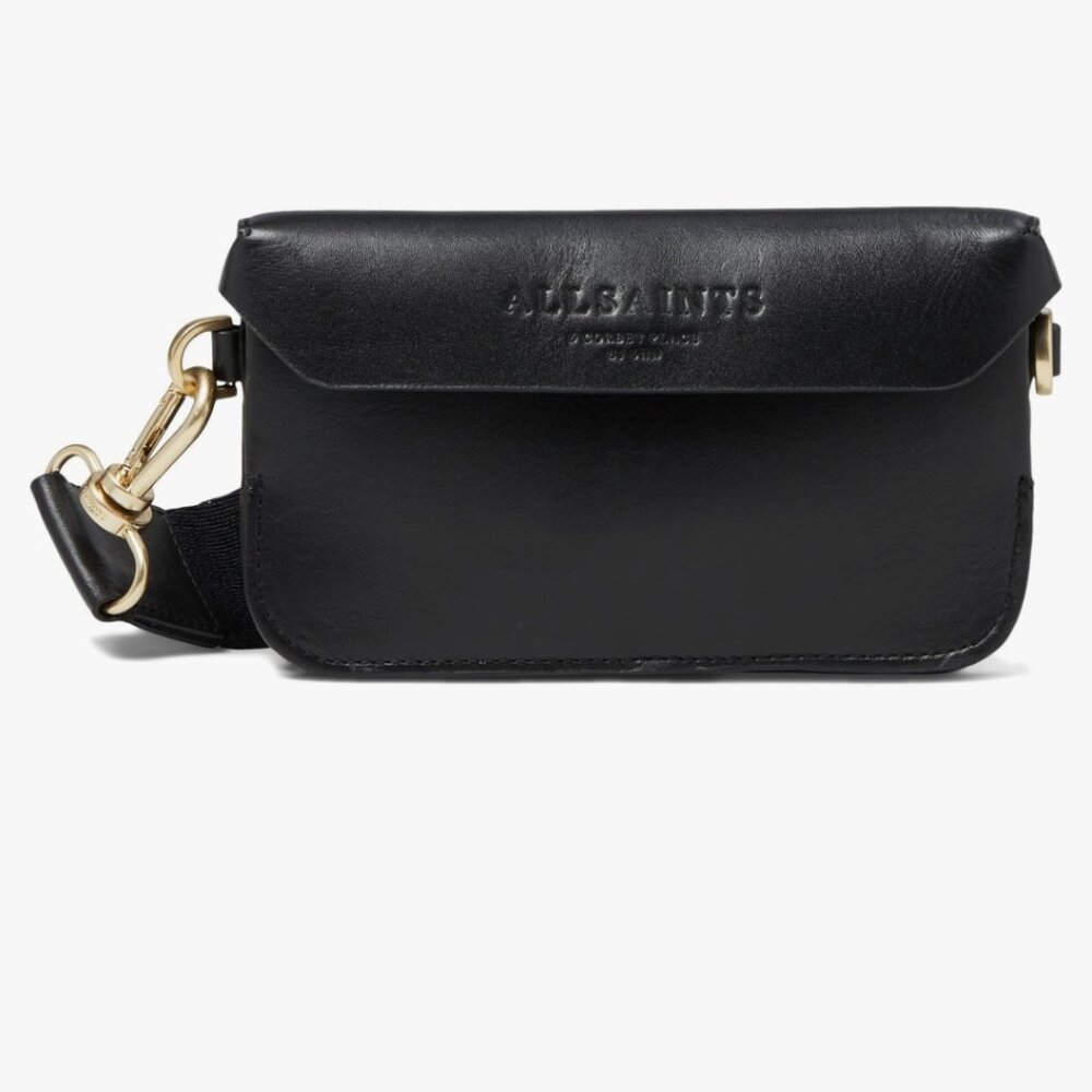 Brand New With Tags | Black All Saints Zoe Crossbody Bag